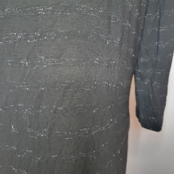 Dor Dor Couture Eyelash Knit Open Front Pocket Cardigan Patchwork Sweater Medium - Picture 11 of 11